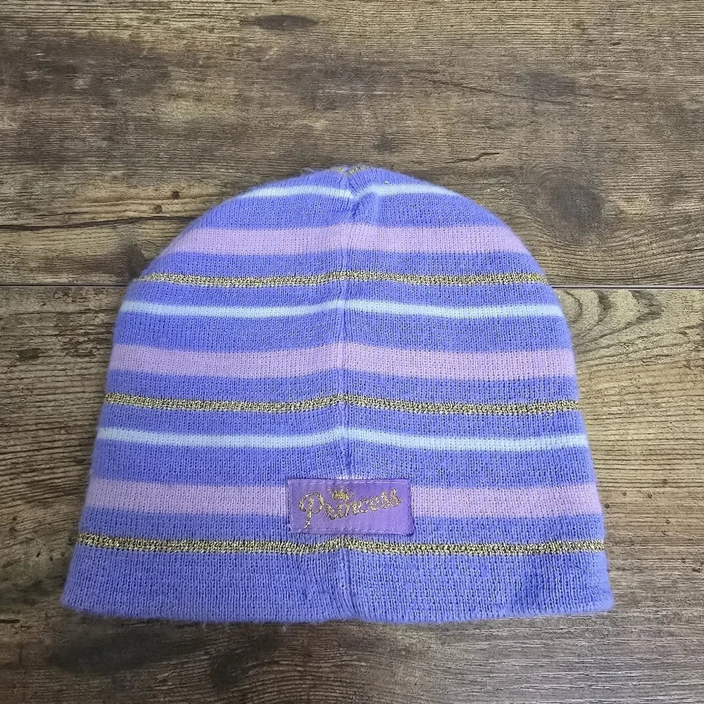 Disney Princess Toddler Girls Striped Beanie